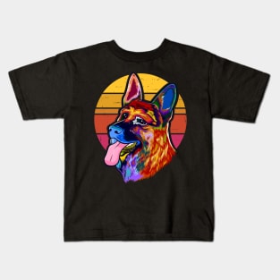 german shepherd Kids T-Shirt